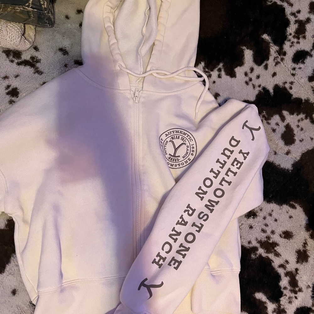 Yellowstone Dutton Ranch Cream Hoodie